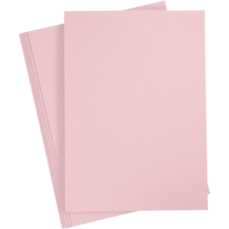CC Gekleurd Karton A4 210 gr Roze 10 vel