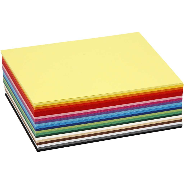 Colortime Bunter Karton A6 120 Blatt