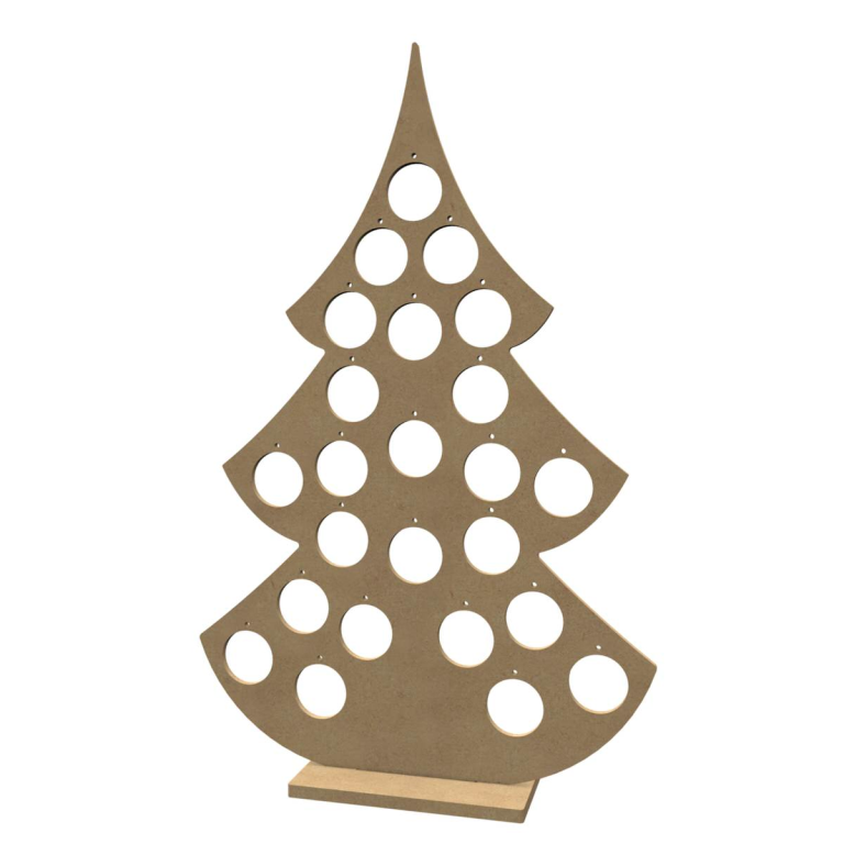 MDF Figur Tannenbaum Advent 58 cm