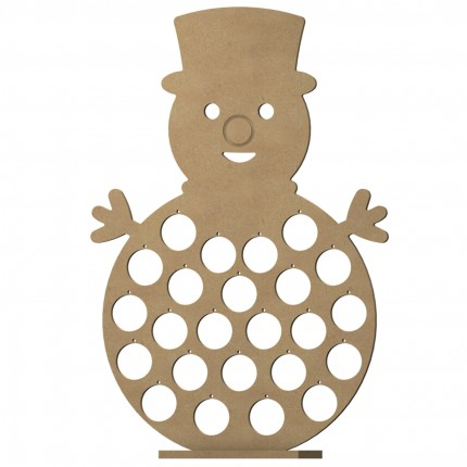 MDF Advent Snowman Figure 58 cm
