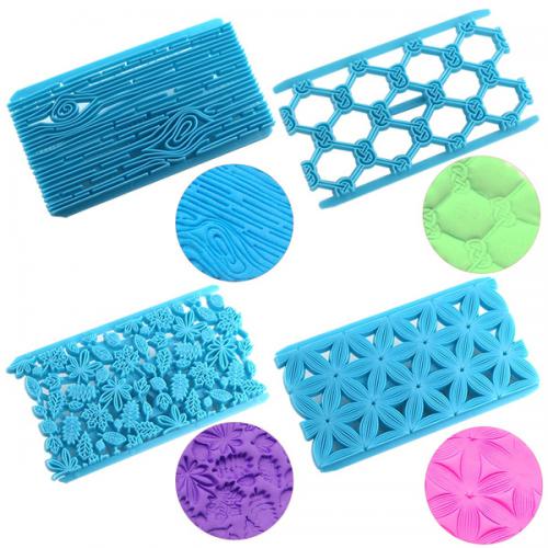Fimo Embossing Stempel Flower - Voor Fimo Klei & Polymeerklei