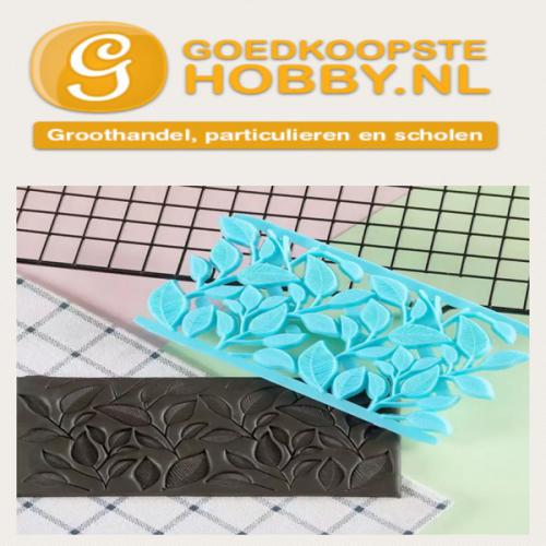 Fimo Embossing Stempels Bloem - Polymeerklei / Boetseerklei