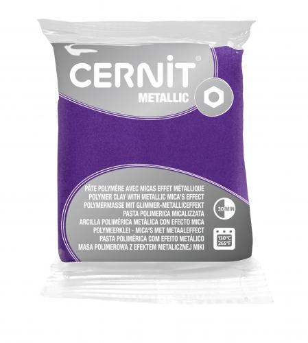 Cernit Metallic Violet Nr. 900 56gr - Polymeer & Boetseerklei