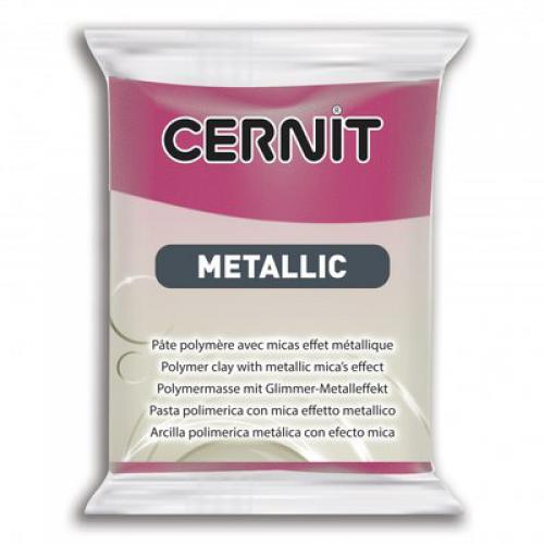 Cernit Metallic Magenta 56gr - Polymeerklei / Boetseerklei