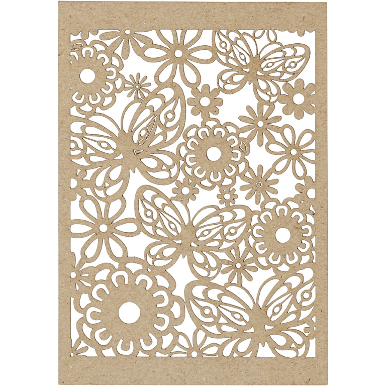 CC Muster Karton 10,5x15 cm Kraft 10 Stück