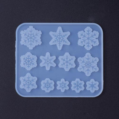Snowflake Silicone Mold Finish for Resin Jewelry - Polymer Clay/Modeling Clay | GoedkoopsteHobby