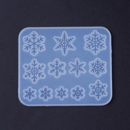 Snowflake Silicone Mold Finish for Resin Jewelry - Polymer Clay/Modeling Clay | GoedkoopsteHobby
