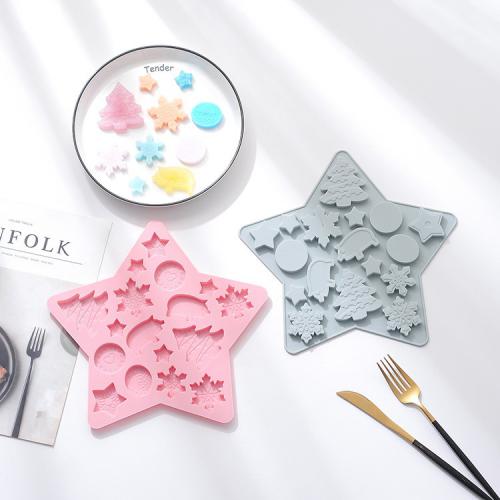 Tool Large Silicone Mold Christmas - Polymer Clay / Modeling Clay | GoedkoopsteHobby