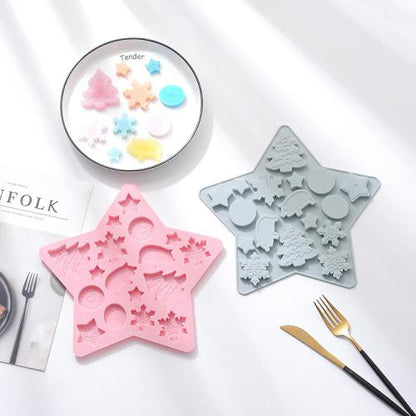 Tool Large Silicone Mold Christmas - Polymer Clay / Modeling Clay | GoedkoopsteHobby