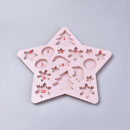 Tool Large Silicone Mold Christmas - Polymer Clay / Modeling Clay | GoedkoopsteHobby