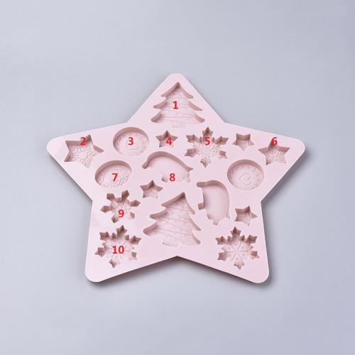 Gereedschap Grote Siliconen Mal Kerst - Polymeerklei / Boetseerklei | GoedkoopsteHobby