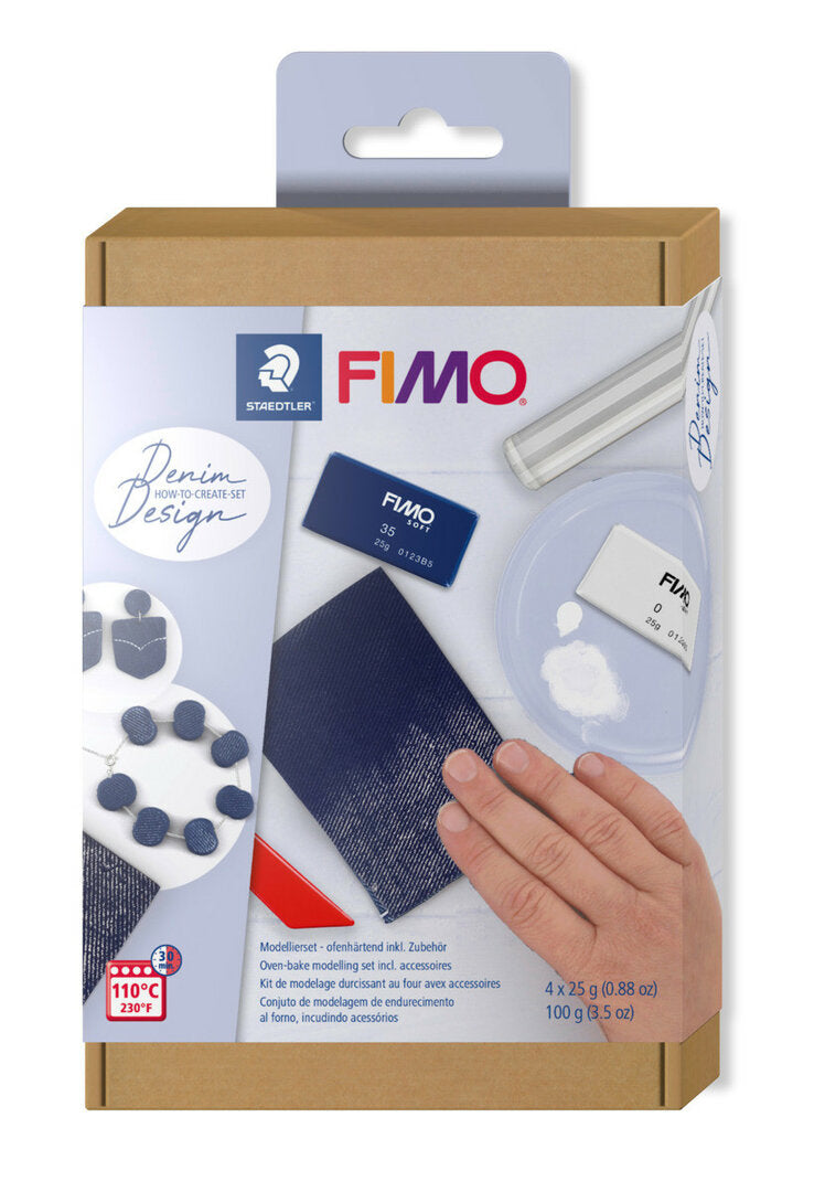 FIMO® Anleitungs-Set Denim-Design