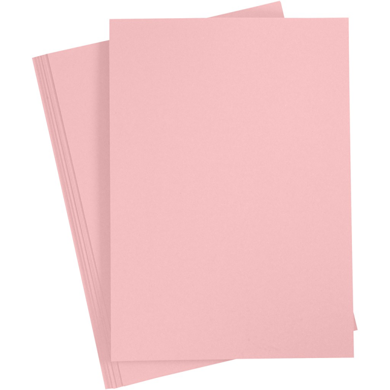Happy Moments Colored Cardboard A4 220 gr Pink 10 sheets