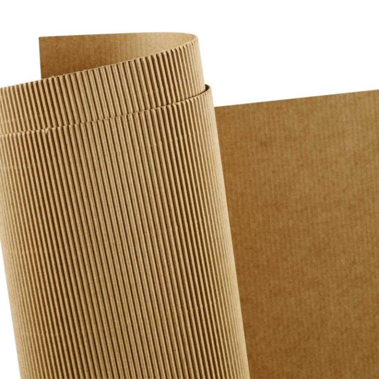CC Ribbelkarton Bruin 25x35 cm 10 vel