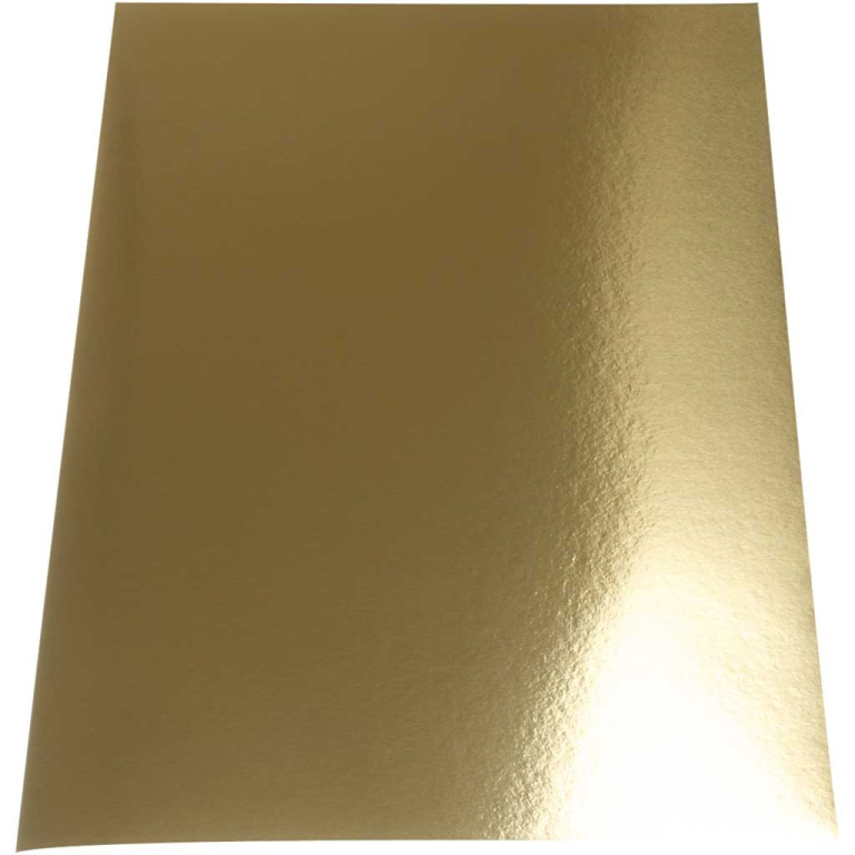 CC Metallic Foliekarton A4 Goud 10 vel