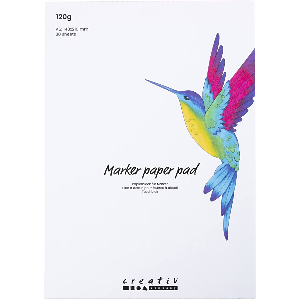 CC Papierblok Marker A5 120gr 30 vel