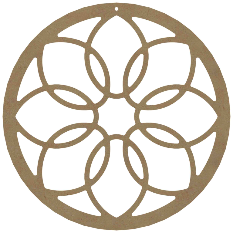 Gomille MDF Blumen Traumfänger 39 cm