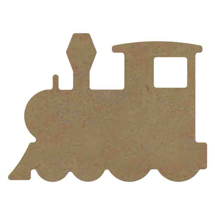 MDF Figuur Locomotief 15 cm