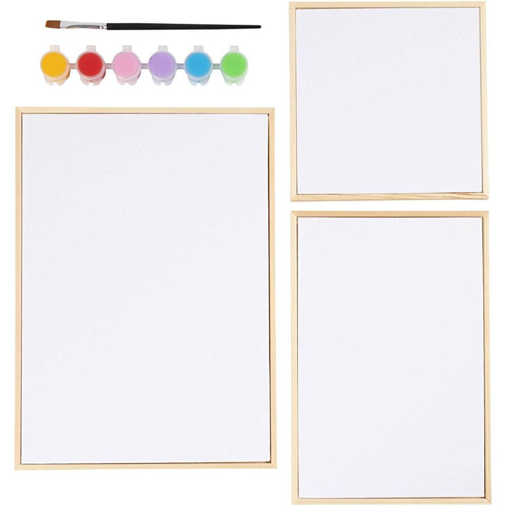 CC Leinwandplatten-Set Bunt