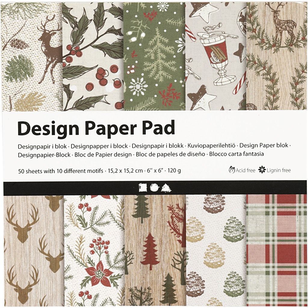 CC Design Papierblock 15,2x15,2 cm 50 Blatt