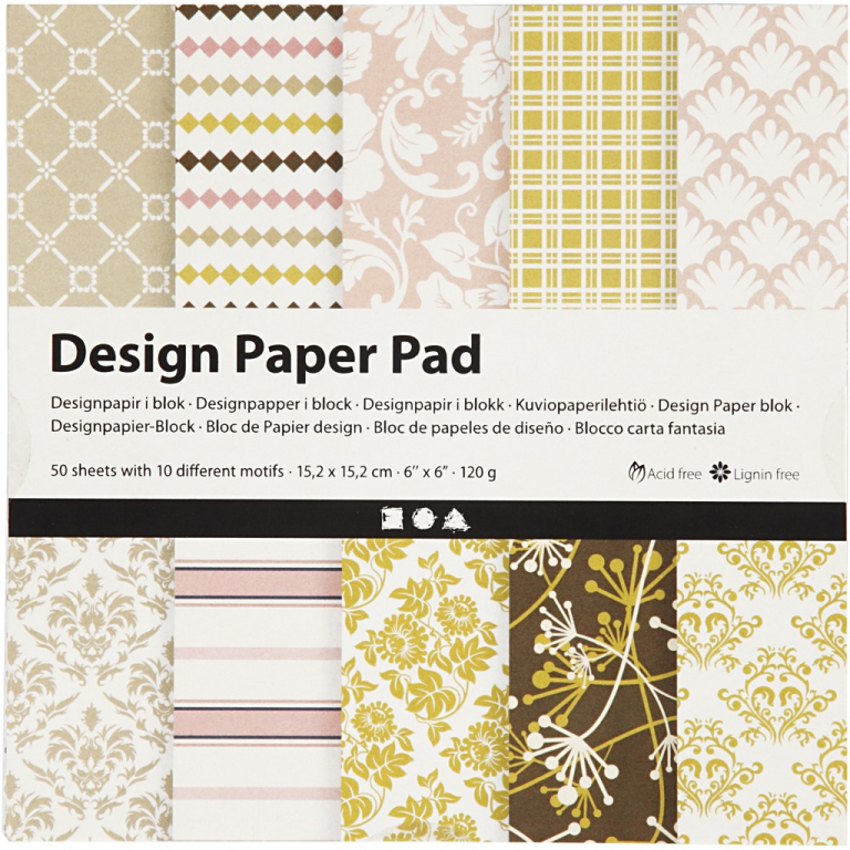 CC Design Paper Pad 6x6 inch 50 sheets