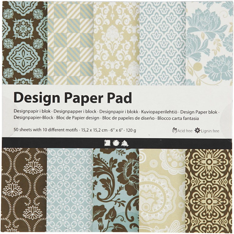 CC Design Paper Pad 15.2x15.2 cm 50 sheets