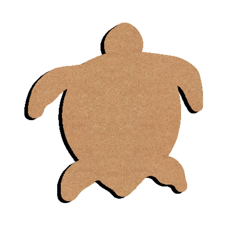 MDF-Figur Meeresschildkröte 26 cm