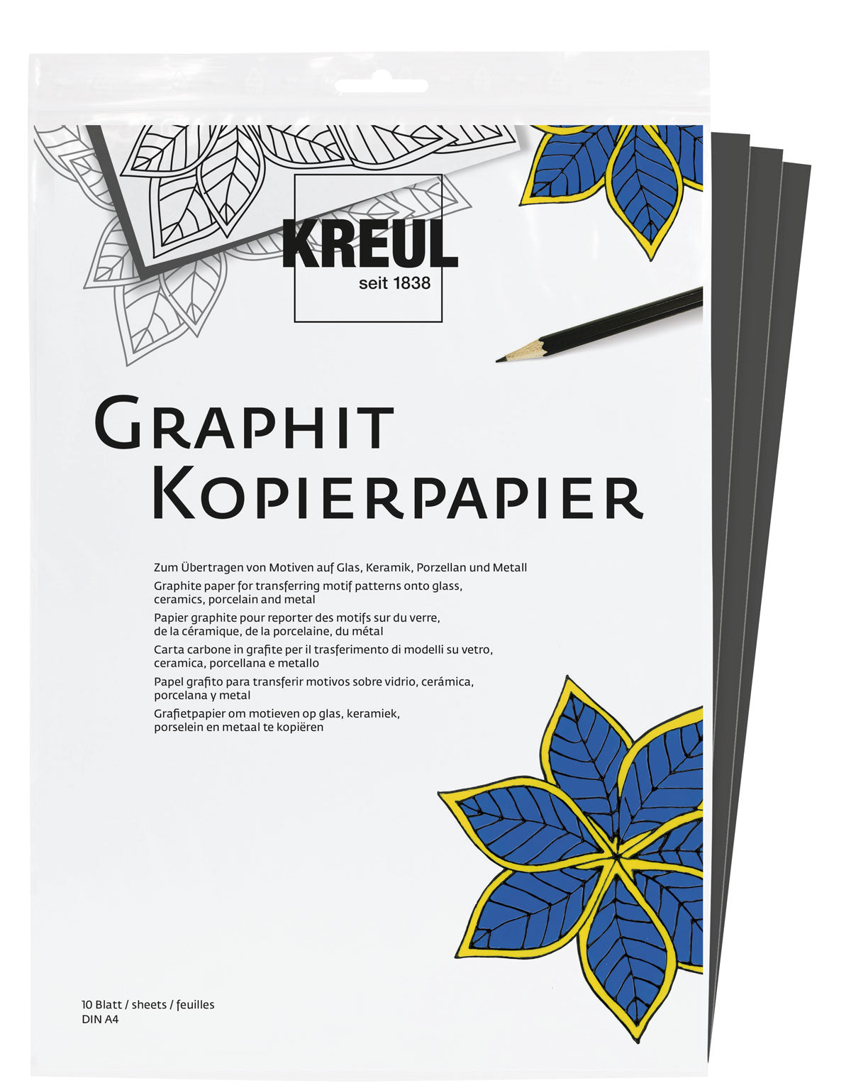 Kreul Grafietpapier 21x30 cm 10 vel