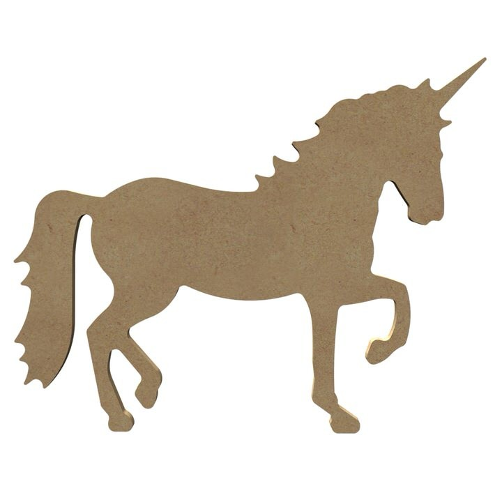 MDF Unicorn Figure 15 cm