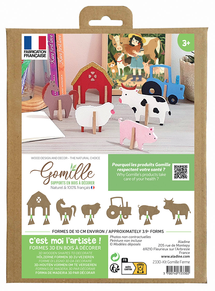 Gomille MDF Figuren Set Boerderij