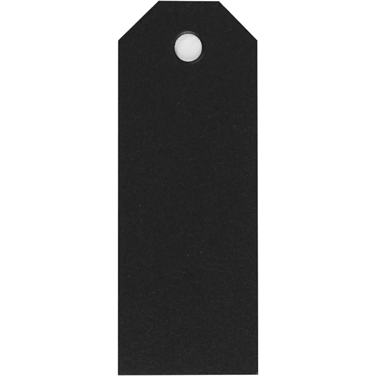 Manilla Labels 3x8 cm Zwart 20 stuks
