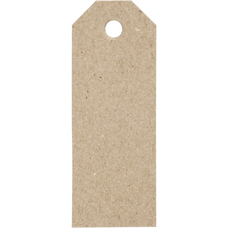 Manila Labels 3x8 cm Kraft 20 pieces
