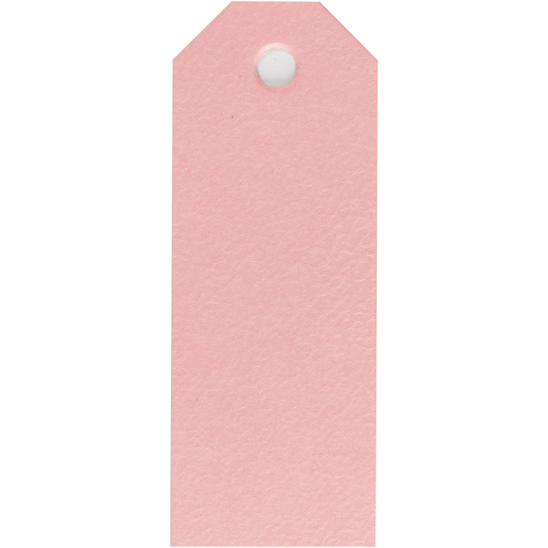 CC Manilla Labels 3x8 cm Roze 20 stuks