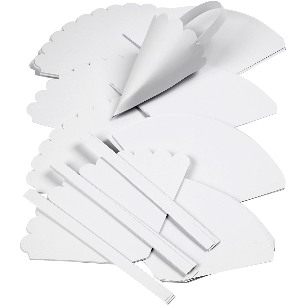 Punched Cones 13 cm 240 pieces