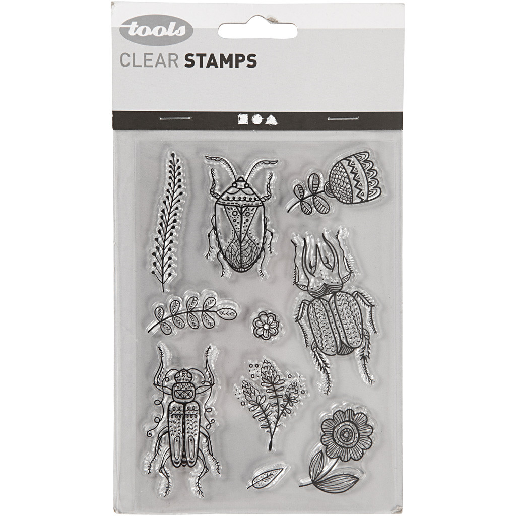 CC Silicone Stempels Insecten 15,5 cm