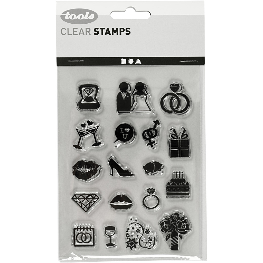 CC Silikonstempel Hochzeit 15,5 cm
