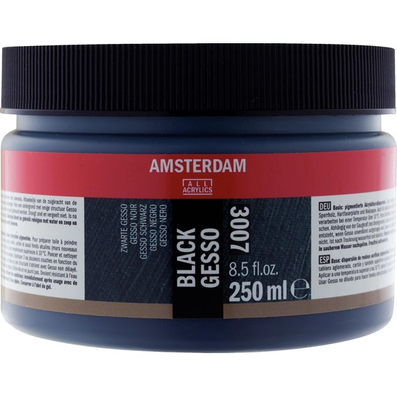 Royal Talens Gesso 007 Schwarz 250 ml
