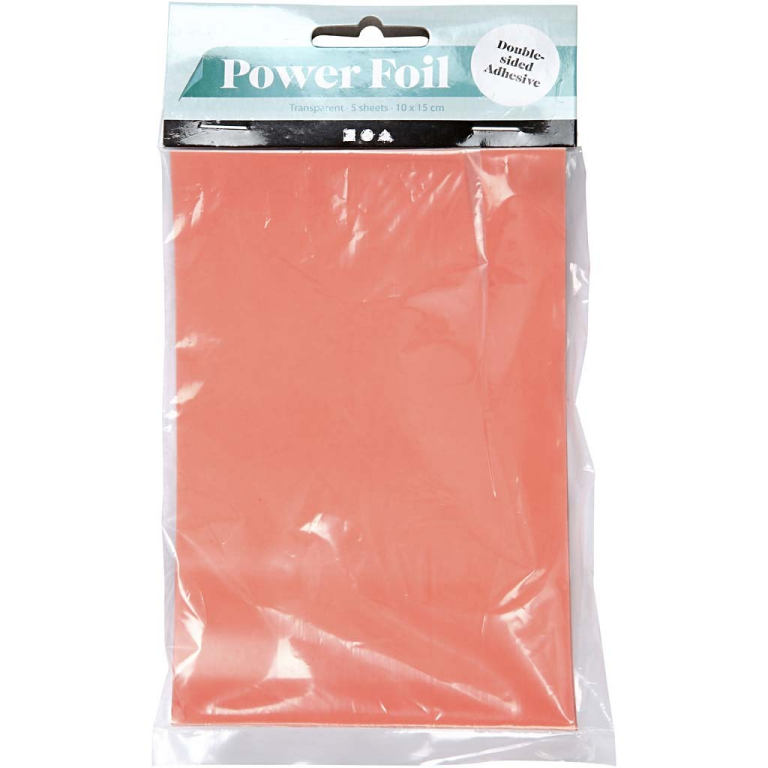CC Doppelseitige Klebefolie Power 10x15cm 5 Blatt