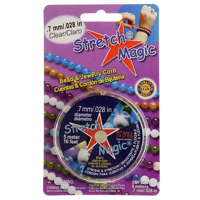 Stretch Magic Elastic 0.7 mm Transparent 5 m