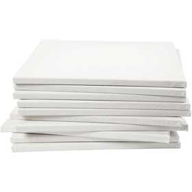 CC Stretched Canvas D: 1.6 cm, size 40x40 cm, 280 gr, white, 40 pieces