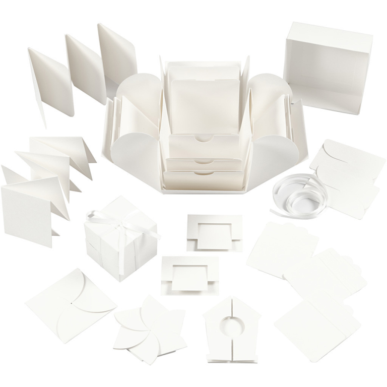 CC Explosionsbox 12x12 cm Wollweiß