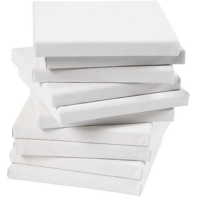 CC Leinwand 15x15 cm 80 Stück