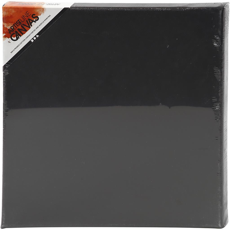 Artistline Canvas Zwart 30x30 cm