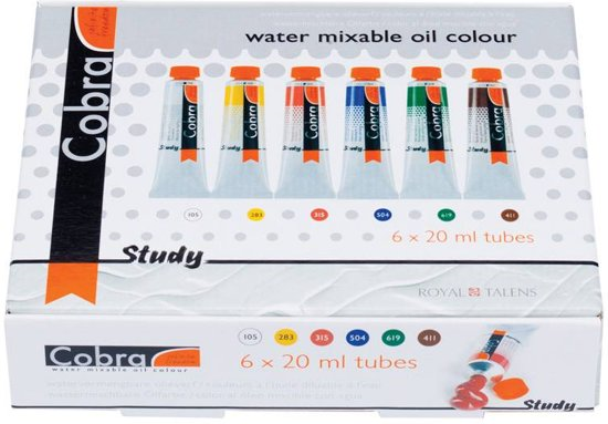Cobra Study Ölfarben-Set Starter 6x20 ml