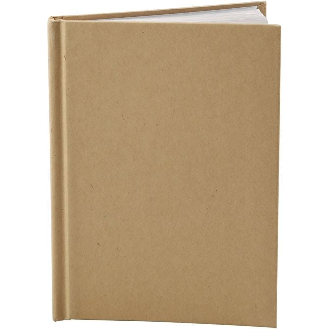 CC Notizbuch Blanko A6 Kraft