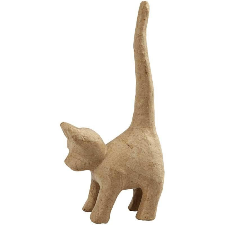 CC Pappmaché-Katze 28 cm