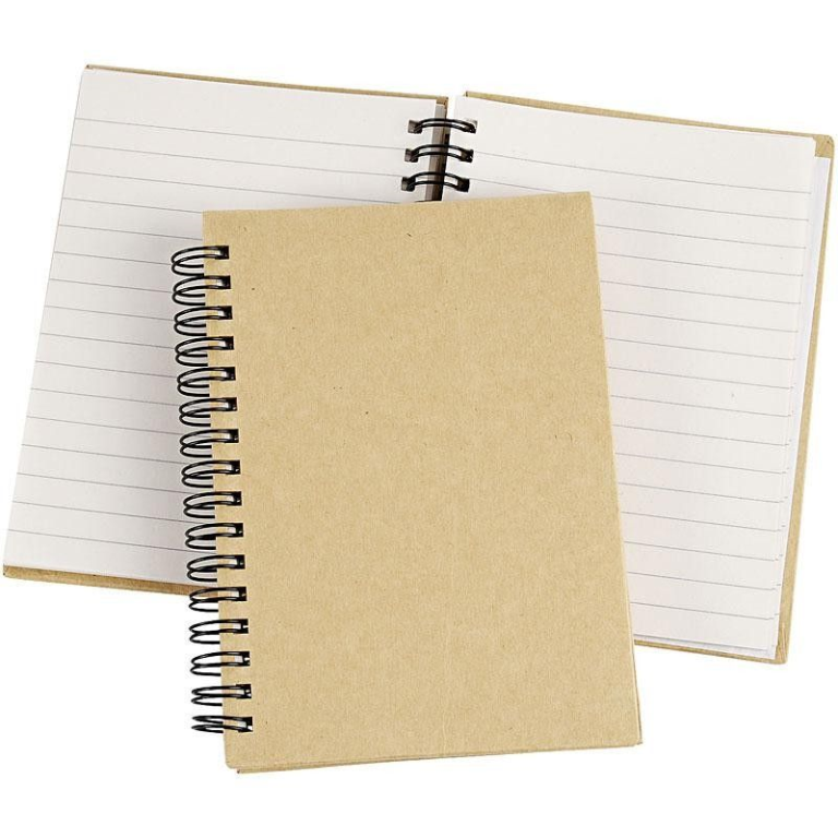 CC Spiraal Gebonden Notitieboek A6 Kraft