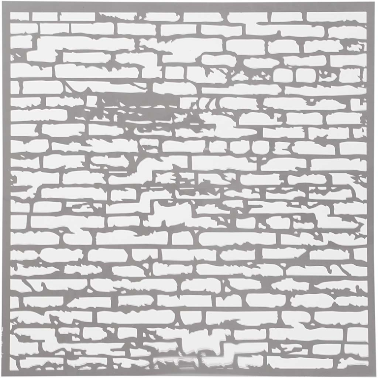 CC Schablone Steinmauer 30,5cm