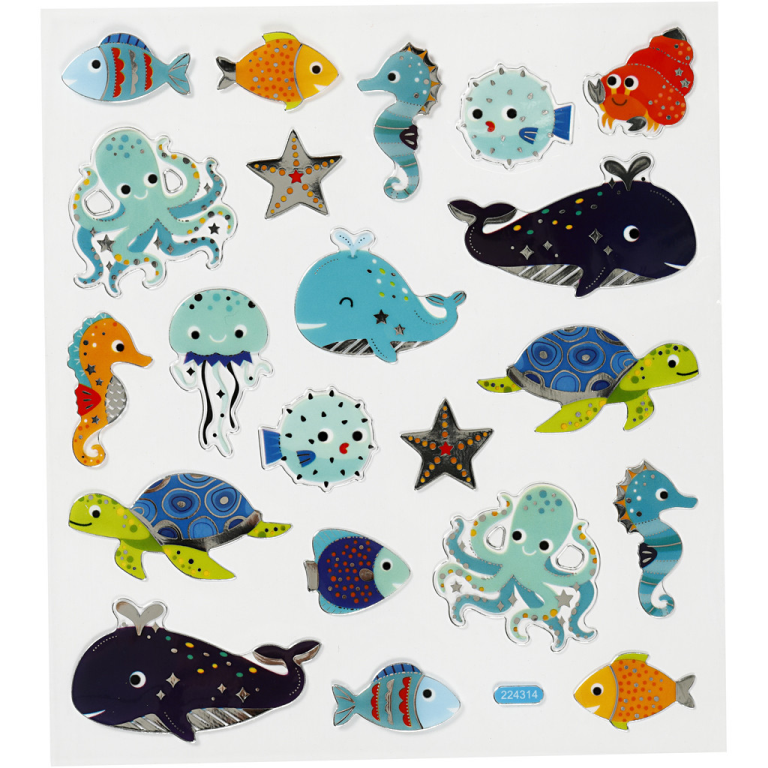 CC Ocean Animal Stickers