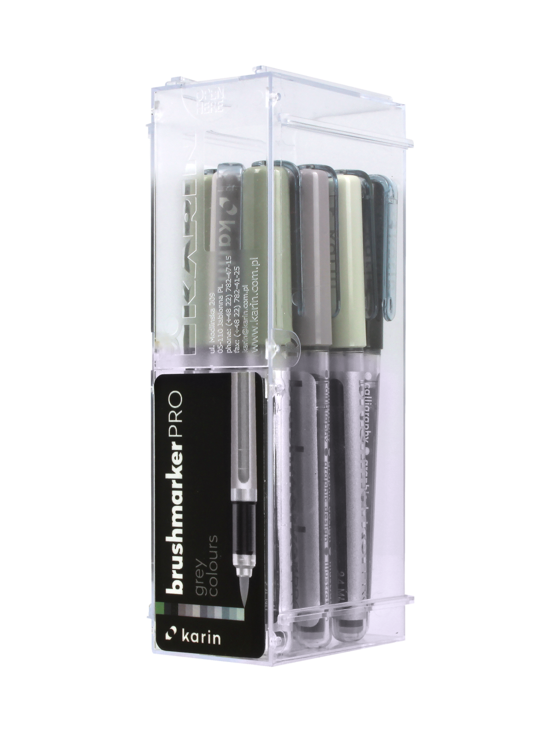 Karin Brushmarker Pro Grau Set 12 Stück